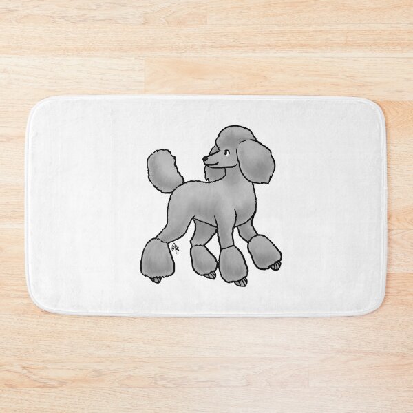 Item preview, Dog - Miniature Poodle - Miami Gray designed and sold by Jennifer Stolzer.
