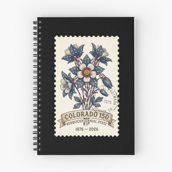 Item preview, Colorado Blue Columbine 150th Anniversary - Floral Stamp designed and sold by G350.