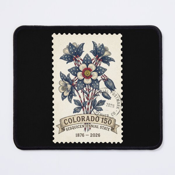 Item preview, Colorado Blue Columbine 150th Anniversary - Floral Stamp designed and sold by G350.