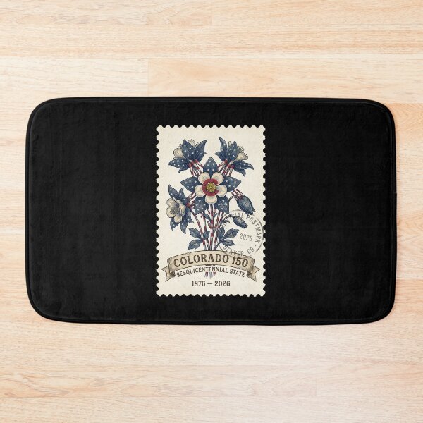 Item preview, Colorado Blue Columbine 150th Anniversary - Floral Stamp designed and sold by G350.