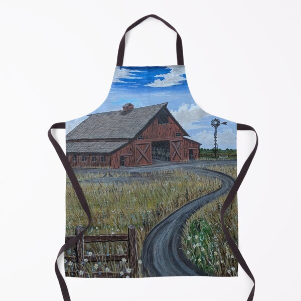 Item preview, The old red barn at the farm  designed and sold by Matt Starr Fine Art .