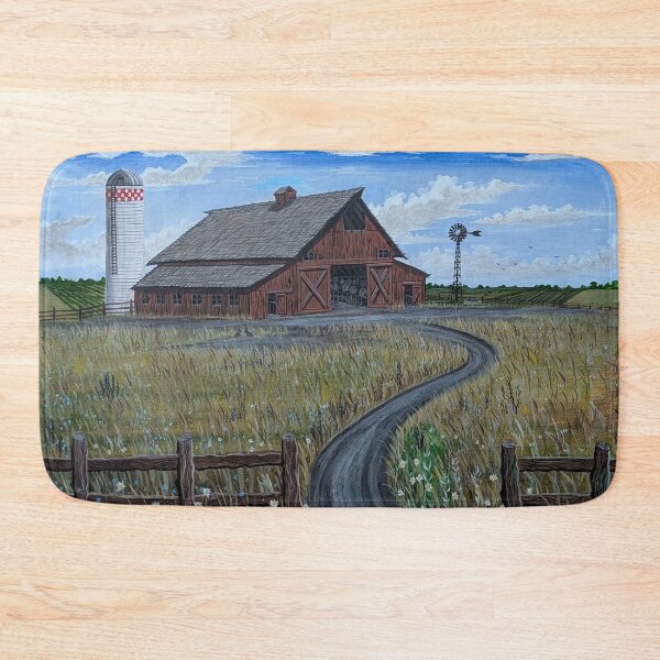 Item preview, The old red barn at the farm  designed and sold by Matt Starr Fine Art .
