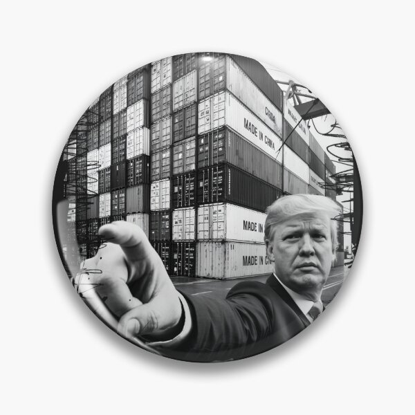 Item preview, Trump Made in China Tariff Selfie Political Meme designed and sold by cabana.space.
