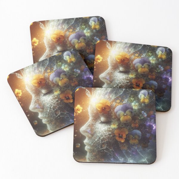 Item preview, Crystalline Face in Bloom designed and sold by Seve-IA.