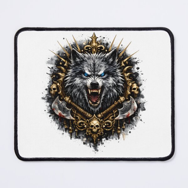 Item preview, wolf designed and sold by AggAverse.