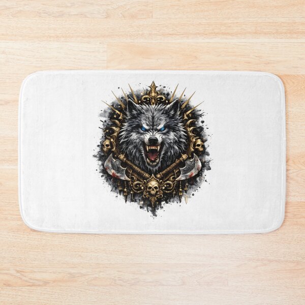 Item preview, wolf designed and sold by AggAverse.