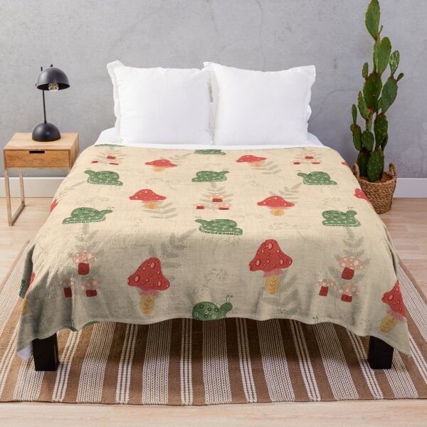 Item preview, Snails and Mushrooms Pattern in Yellow designed and sold by designsbyklm.