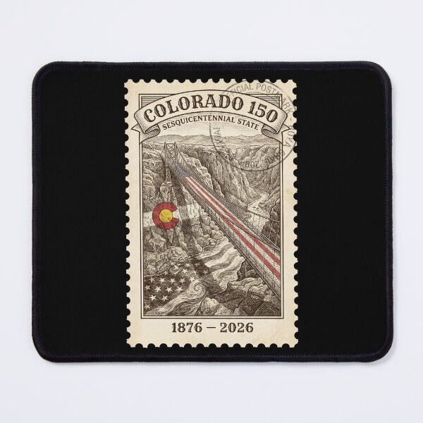 Item preview, Royal Gorge Bridge Colorado 150 - Vintage Patriotic Stamp designed and sold by G350.