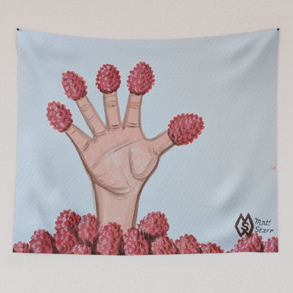 Item preview, Raspberry fingers fun  designed and sold by Matt Starr Fine Art .