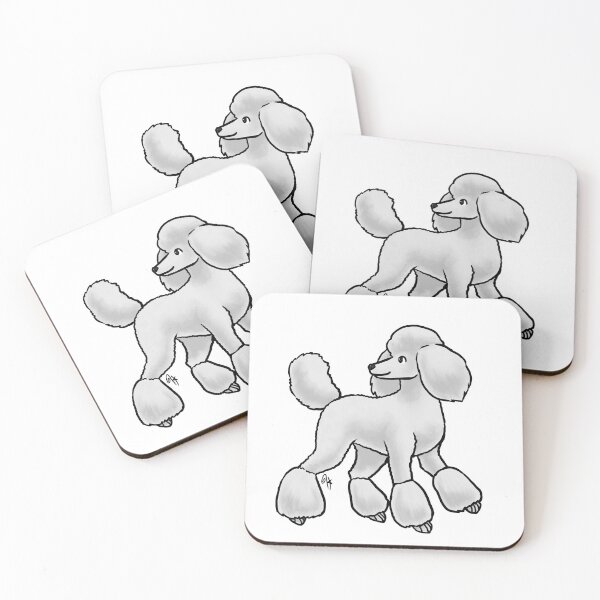 Item preview, Dog - Miniature Poodle - Miami White designed and sold by Jennifer Stolzer.