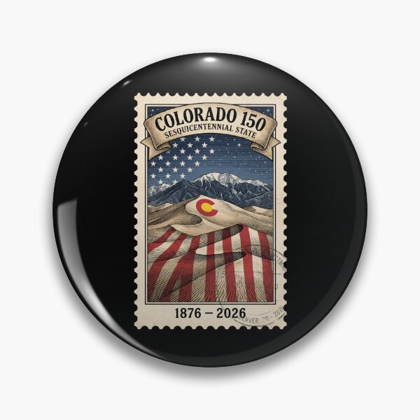 Item preview, Great Sand Dunes Colorado 150th Anniversary - Desert Stamp designed and sold by G350.