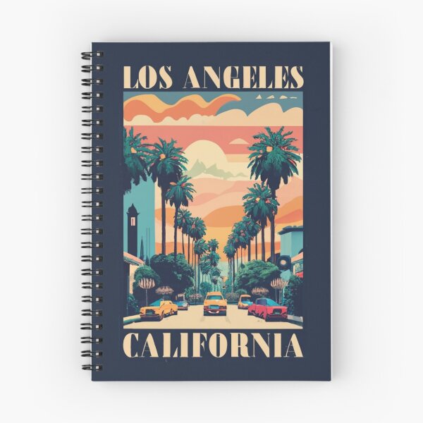 Item preview, A Vintage Travel Art of Los Angeles - California - US  designed and sold by GoodOldVintage.