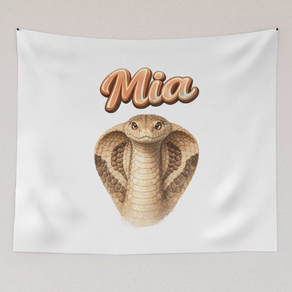 Item preview, Mia Snake Zodiac — Wisdom, Intuition and Quiet Strength of the Chinese Snake designed and sold by AlexLineArt.