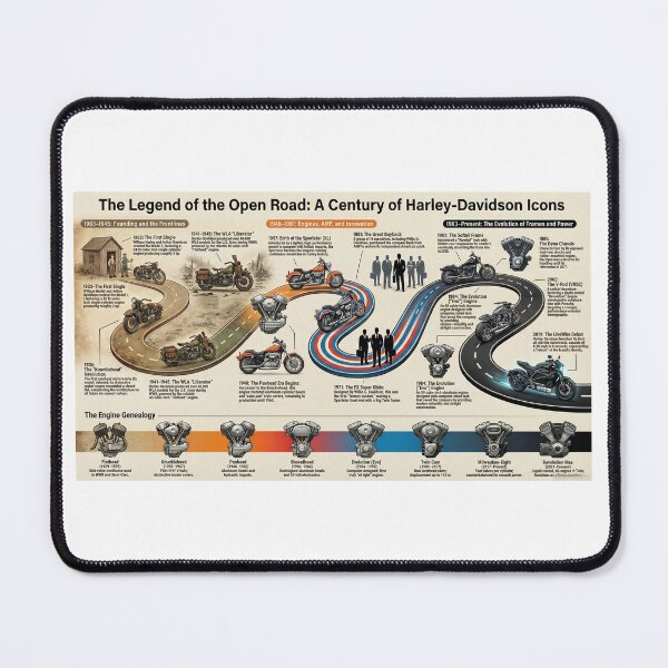 Item preview, The Legend of the Open Road: A Century of Harley-Davidson Evolution designed and sold by CharlieDesings.