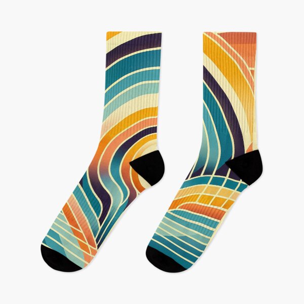 Item preview, Retro Geometric Sunburst Arches designed and sold by InkSmithery.
