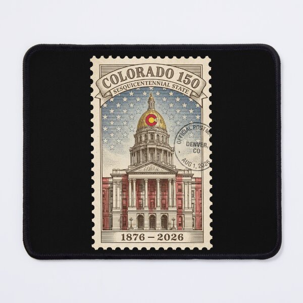 Item preview, Colorado State Capitol 150th Anniversary - Gold Dome Stamp designed and sold by G350.