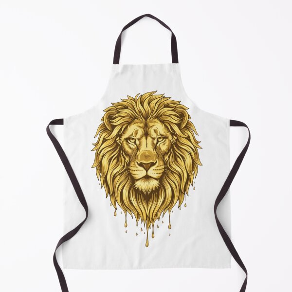 Item preview, Liquid Gold Lion: Molten Majesty Streetwear designed and sold by Blue Bird  Designs.
