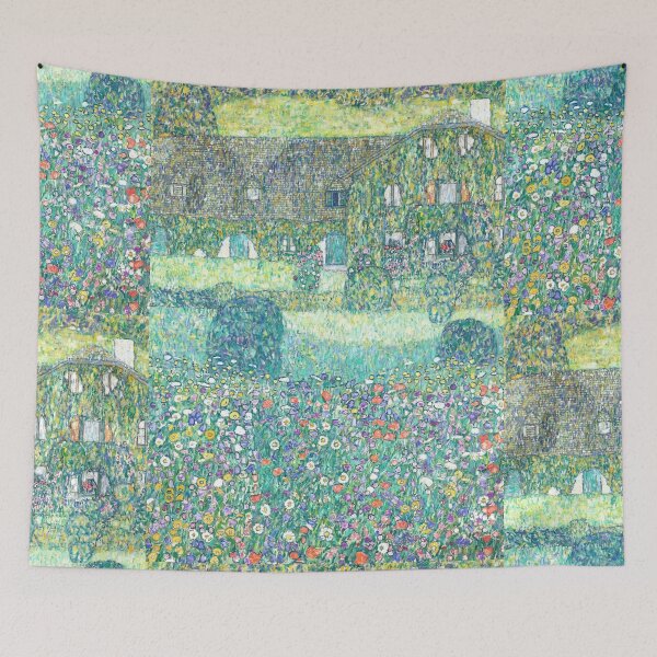 Item preview, Forester S Lodge in Weissenbach by Gustav Klimt: Lush Garden Poster designed and sold by artofuniverse.