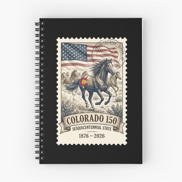 Item preview, Wild Horses of Colorado 150th Anniversary - Mustang Stamp designed and sold by G350.