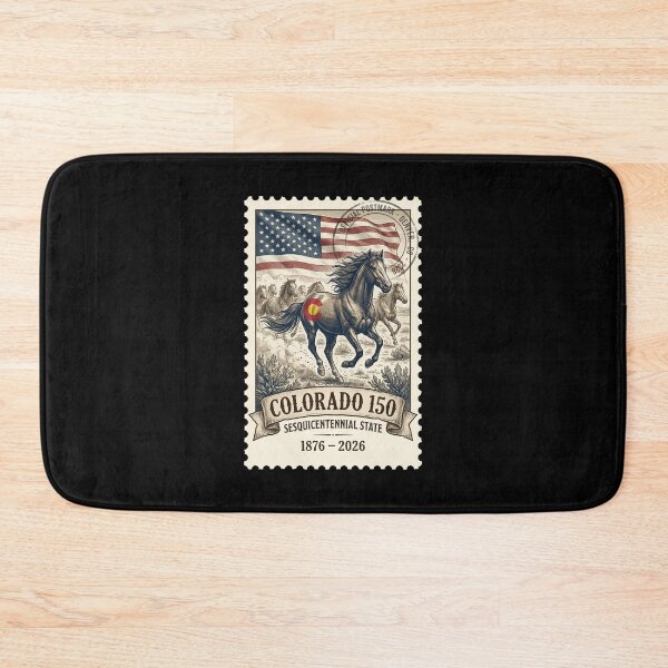 Item preview, Wild Horses of Colorado 150th Anniversary - Mustang Stamp designed and sold by G350.