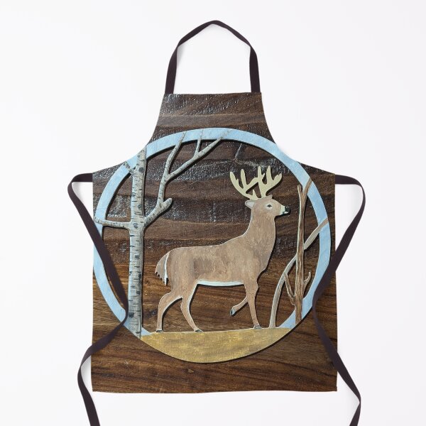Item preview, Whitetail buck at the birch tree designed and sold by Matt Starr Fine Art .