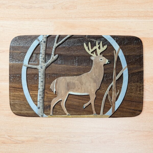 Item preview, Whitetail buck at the birch tree  designed and sold by Matt Starr Fine Art .