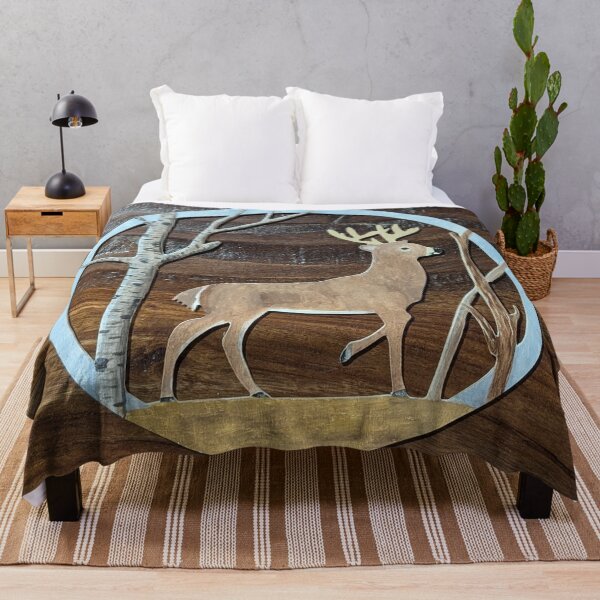 Item preview, Whitetail buck at the birch tree  designed and sold by Matt Starr Fine Art .