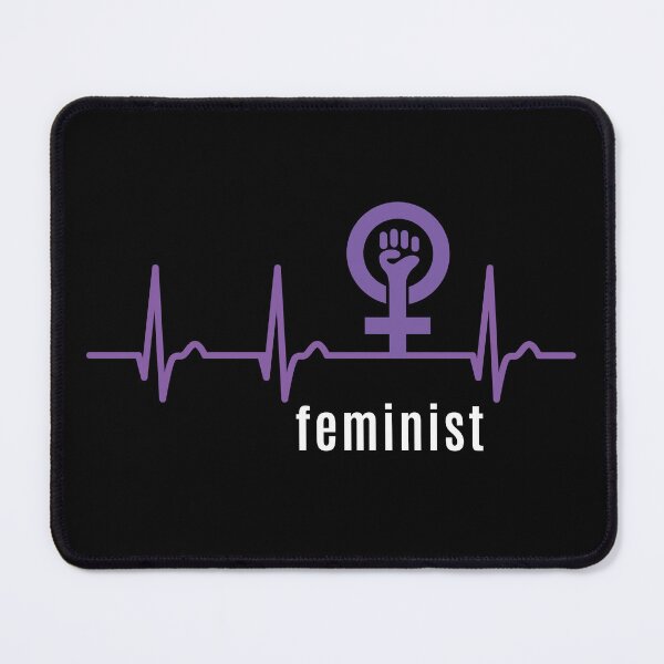 Item preview, Feminist Heart Curve - Pulse Women's Power Feminism designed and sold by Halfstone.