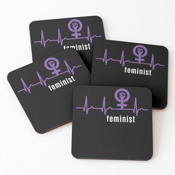 Item preview, Feminist Heart Curve - Pulse Women's Power Feminism designed and sold by Halfstone.