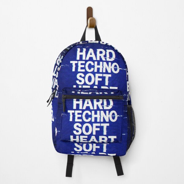 Item preview, Hard Techno Soft Heart CRT TV Static Noise Pattern designed and sold by RaveNamaste.