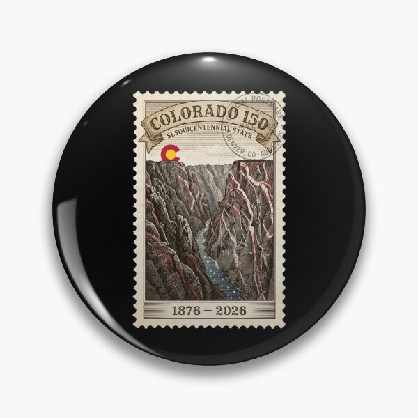 Item preview, Black Canyon of the Gunnison 150th - Painted Wall Stamp designed and sold by G350.