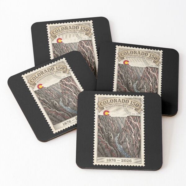 Item preview, Black Canyon of the Gunnison 150th - Painted Wall Stamp designed and sold by G350.