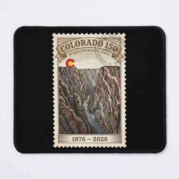 Item preview, Black Canyon of the Gunnison 150th - Painted Wall Stamp designed and sold by G350.