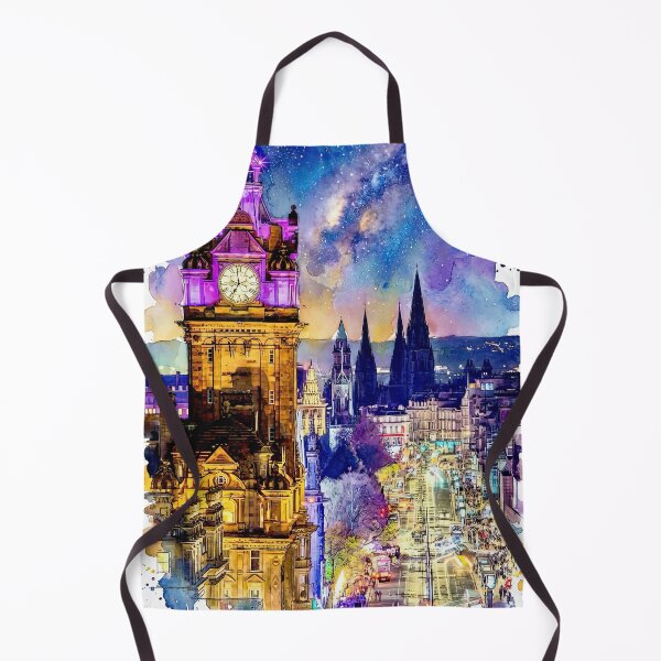 Item preview, Edinburgh Princes Street Watercolour Painting designed and sold by davidelder.