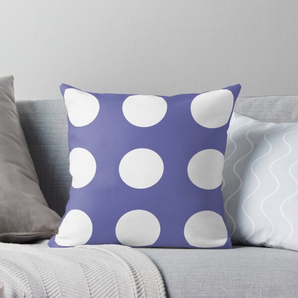 Item preview, Very peri, periwinkle, 2022 color of the year, purple and white polka dots, classic blue dot pattern designed and sold by hollycooper.
