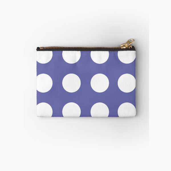 Item preview, Very peri, periwinkle, 2022 color of the year, purple and white polka dots, classic blue dot pattern designed and sold by hollycooper.