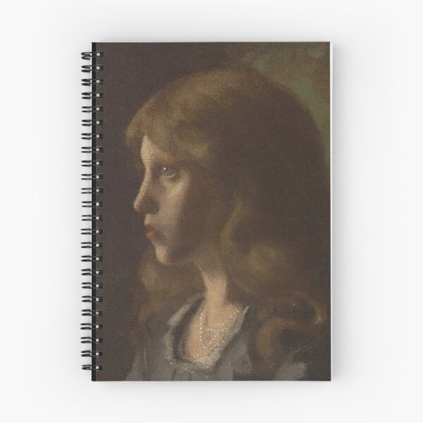 Item preview, Girl’s Head Turned Left by Gustav Klimt: Vintage Portrait Fine Art Print designed and sold by artofuniverse.