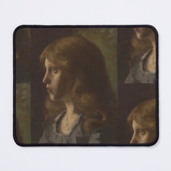 Item preview, Girl’s Head Turned Left by Gustav Klimt: Vintage Portrait Fine Art Print designed and sold by artofuniverse.