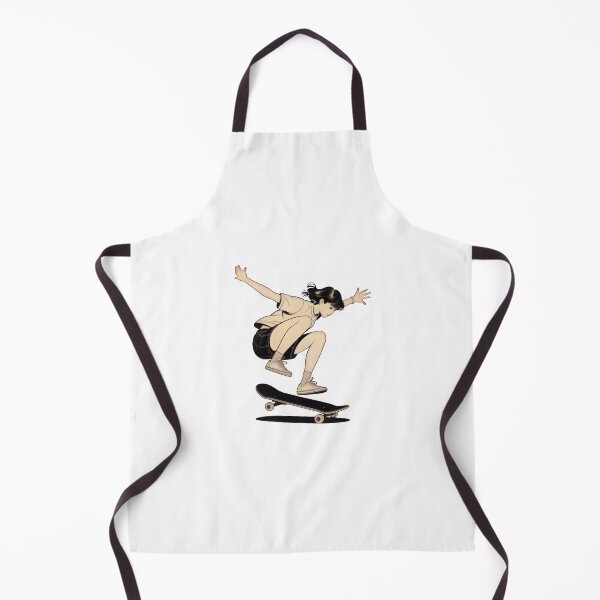 Item preview, Skateboarder Girl Catching Air Illustration designed and sold by WorkingCookie.