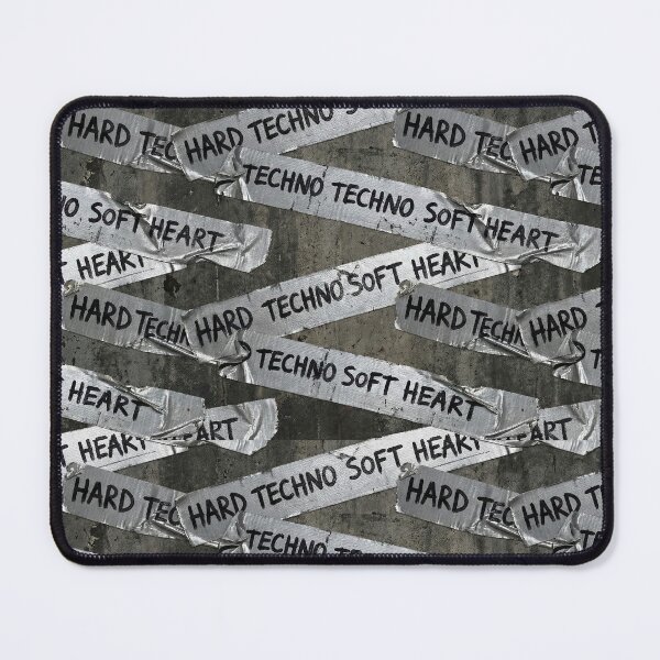 Item preview, Hard Techno Soft Heart Industrial Duct Tape Pattern designed and sold by RaveNamaste.