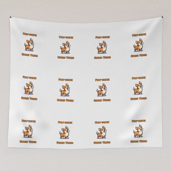 Item preview, Paw-some | Corgi Vibes designed and sold by NatureUnleashed.