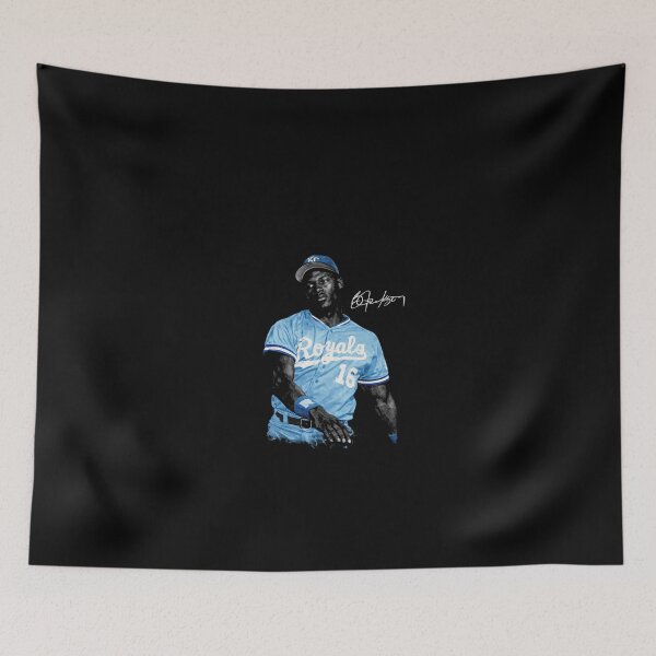 Item preview, Bo Jackson Kansas City Royals Classic Blue Jersey Retro Portrait designed and sold by TheArtOfCar.