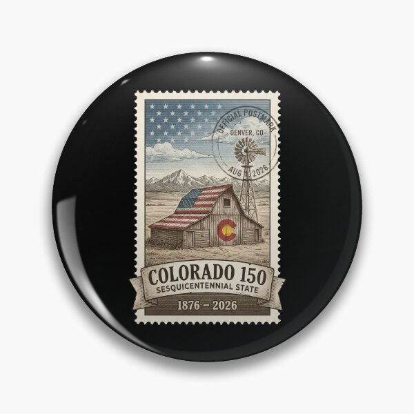 Item preview, Colorado Plains Barn 150th Anniversary - Rural Heritage Stamp designed and sold by G350.