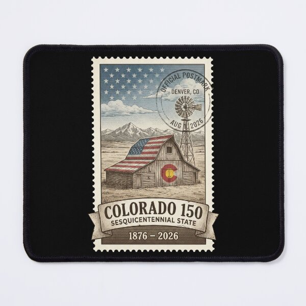 Item preview, Colorado Plains Barn 150th Anniversary - Rural Heritage Stamp designed and sold by G350.
