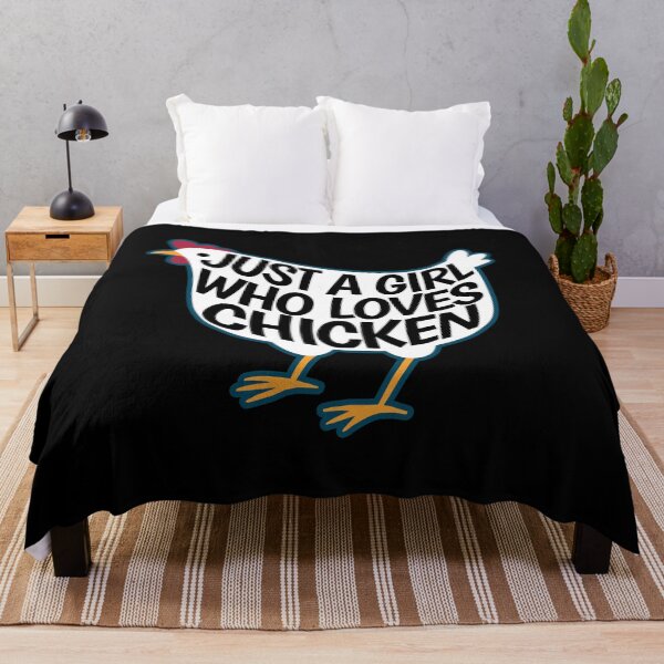 Item preview, Just a girl who likes chicken - gift designed and sold by Halfstone.