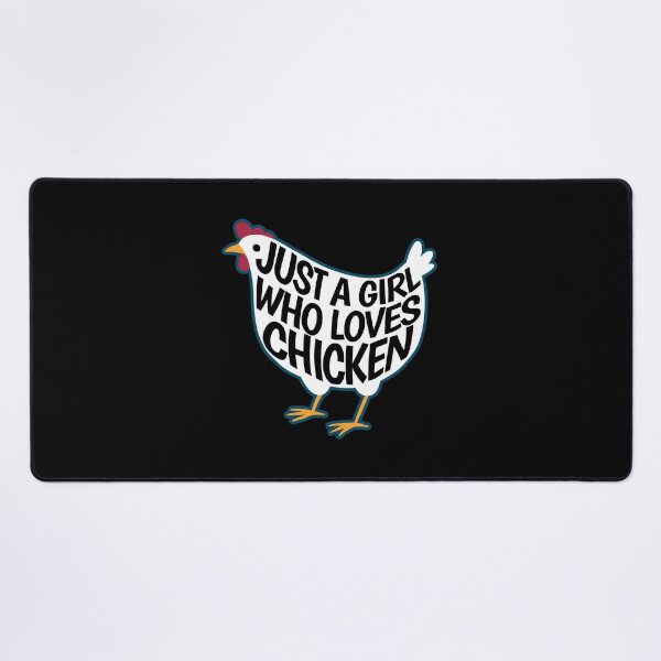 Item preview, Just a girl who likes chicken - gift designed and sold by Halfstone.