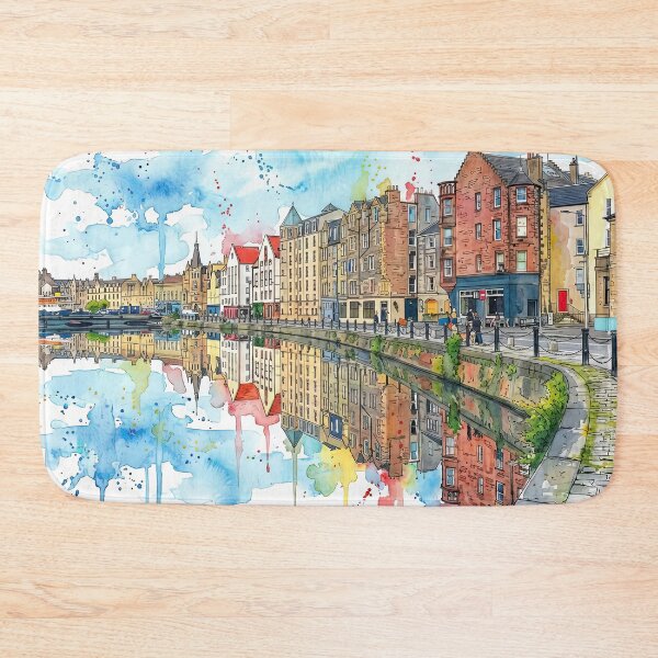 Item preview, Leith, Edinburgh, Watercolour  designed and sold by davidelder.