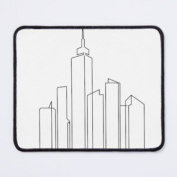 Item preview, City Skyline Continuous One Line Art designed and sold by Obibobishop.