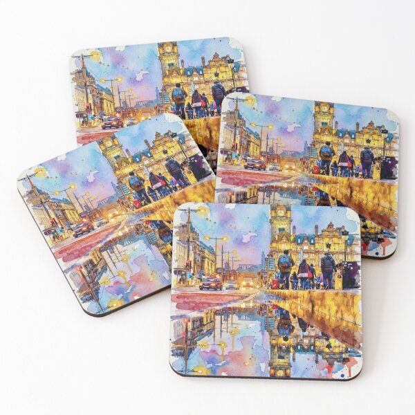 Item preview, Princes St, Edinburgh, Watercolour designed and sold by davidelder.