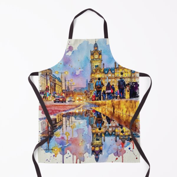 Item preview, Princes St, Edinburgh, Watercolour designed and sold by davidelder.